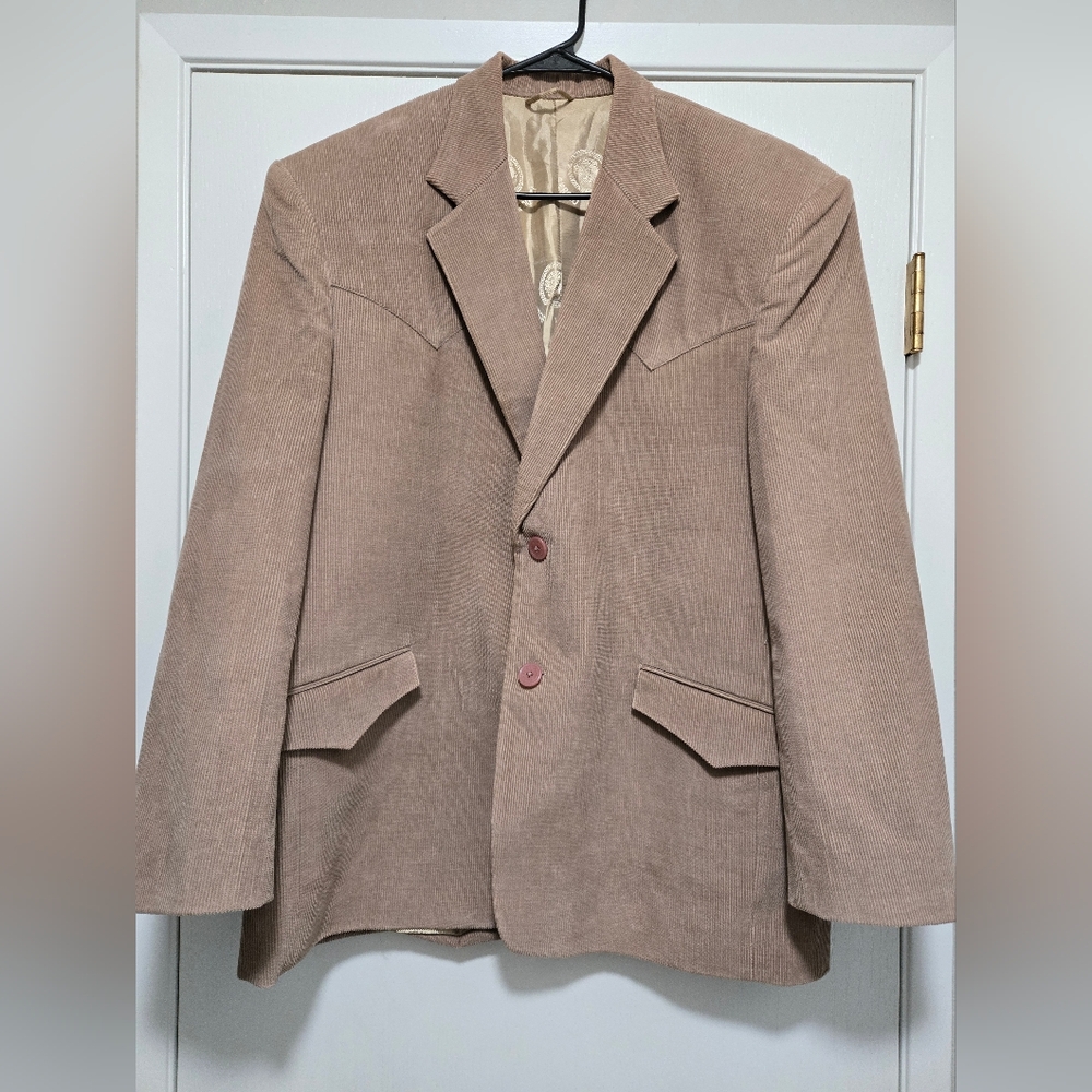 Sergio Vadducci Corduroy Western Blazer